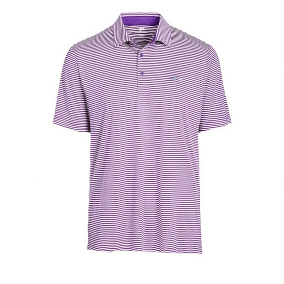 Greg Norman Collection Other - Greg Norman Performance Stretch Feeder Stripe Polo